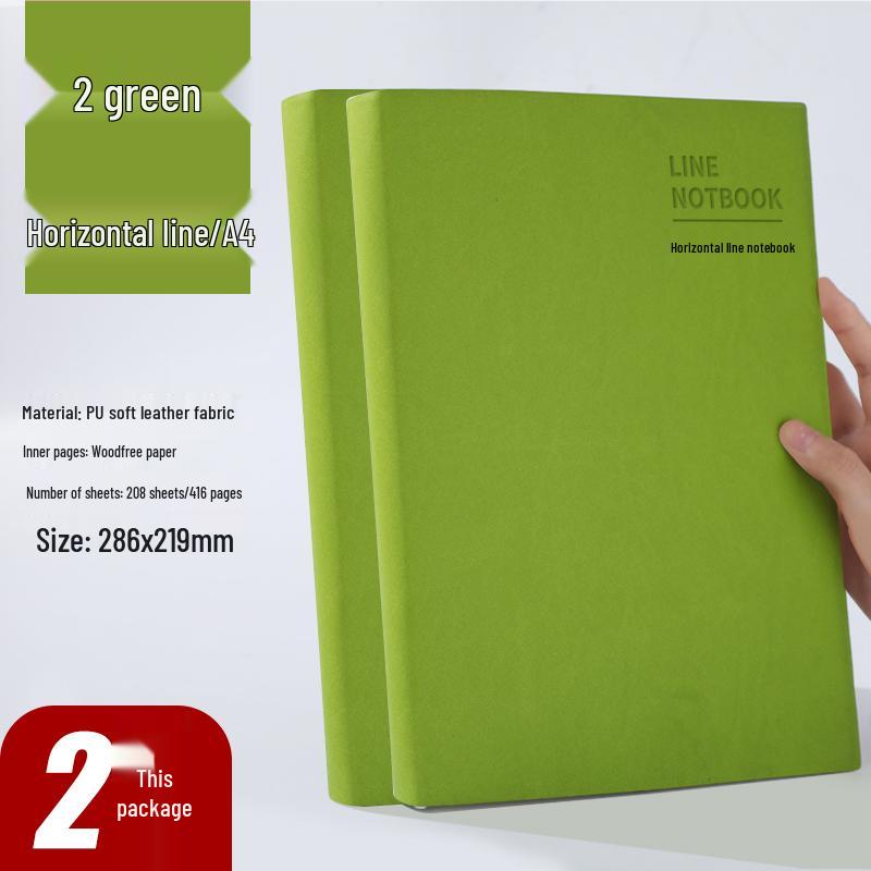 Large A4 Business Notebook - Thick Pages for Meetings and Daily Records