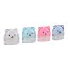 4pcs Nail Art Silicone Stamp Set Cute Bear Transfer Printing Tools Multifunctional French Nail Stamp
