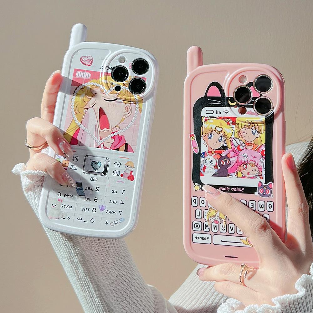 Beautiful Girl for IPhone17 for Apple X Mobile Phone Case 14pro Max Pink 15 Big Brother 11 Protective Cover