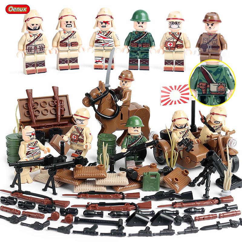 Nouvelles Mini Figurines de Soldats de l'Armée Russe Soviétique de la Seconde Guerre Mondiale Bloc de Construction Militaire Mini Le Bataille de Koursk Brique Bloc Militaire Jouet MOC