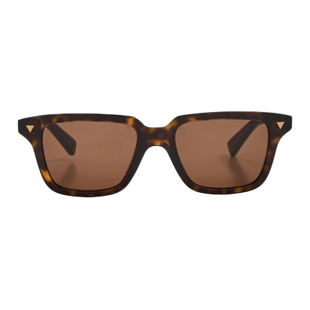 Bottega Veneta Original Design Acetate Rectangular Sunglasses Unisex Sunglasses Tortoiseshell BV1363S002