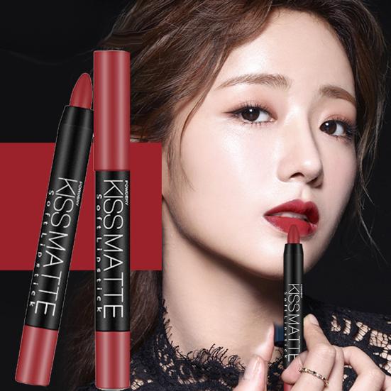 DNM 19 Color Mist Matte Moisturizing Lipstick Non Sticky Waterproof Cosmetic