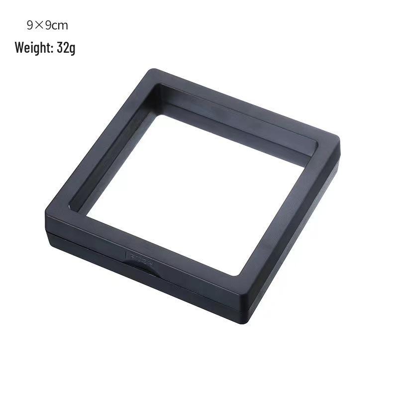 Portable Transparent Jewelry Display Box with Anti-Oxidation PE Film for Earrings and Necklaces