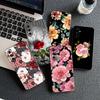 Rose Flower Casing Phone Cover for Apple iPhone 13 12 Mini XS 11 Pro Max 7 8 Plus + XR SE 2022 2020 SE3 Soft Case