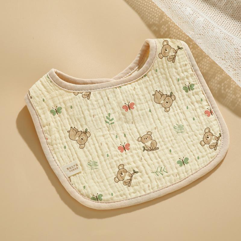 Baby Cotton Bib & Scarf Set - Infant Triangle Design