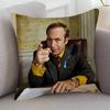 TV Drama Better Call Saul Cartoon Series Square Pillowcase Soft Waist Sofa Cushion Cover Bedroom Room Pillowcase