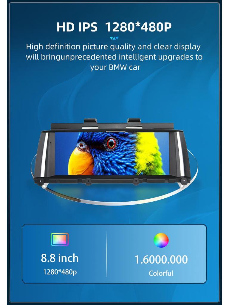 Kompatybilny z ekranem centralnego sterowania BMW X3, F25, X4, F26 oraz systemem nawigacji GPS w samochodzie.