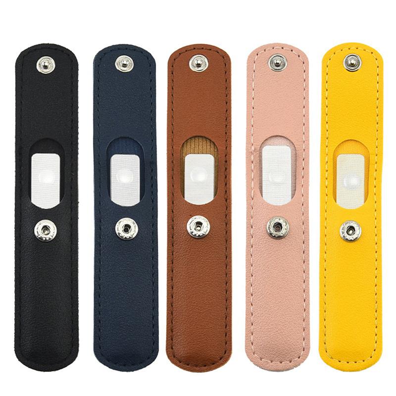 Professional Nano Glass Nail File Transparent Sanding Polishing Grinding Nail Art Manicure with Leather Case