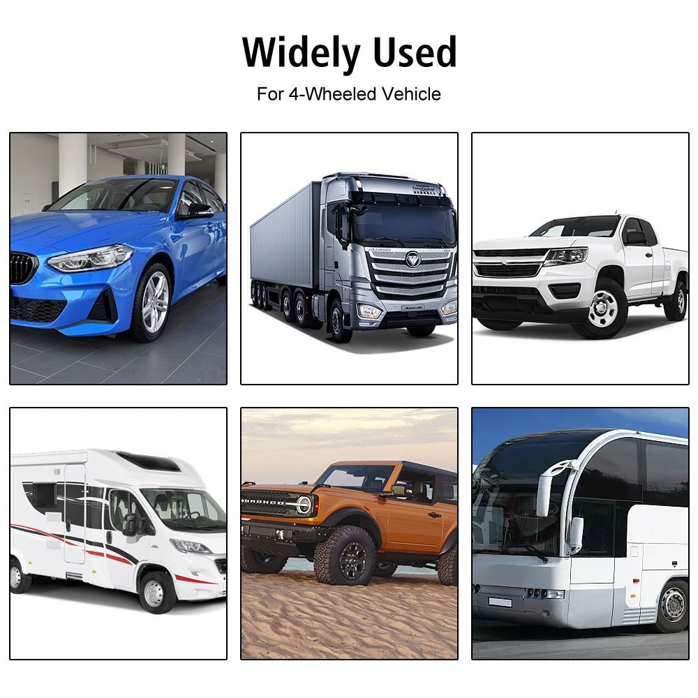 Solar/USB Powered Car Tire Pressure Monitor Wireless Tire Pressure Sensors  Truck Monitoring