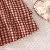 Summer/Spring 2026 Retro Japanese Style Plaid Polka Dot Sleeveless Girls' Sweet Princess Dress