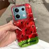 Watermelon Cherry Fruits Glacier Texture Phone Case for Xiaomi Mi 13T 14T Pro 11 Lite NE 5G Shell Silicone Back Bags TPU Cover