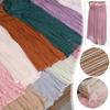 Organ Pleated Mesh Lace Fabric Crumpled Tulle Net Fabric Wedding Organ Skirt Dress Costume Curtains Handmade DIY Craft Material