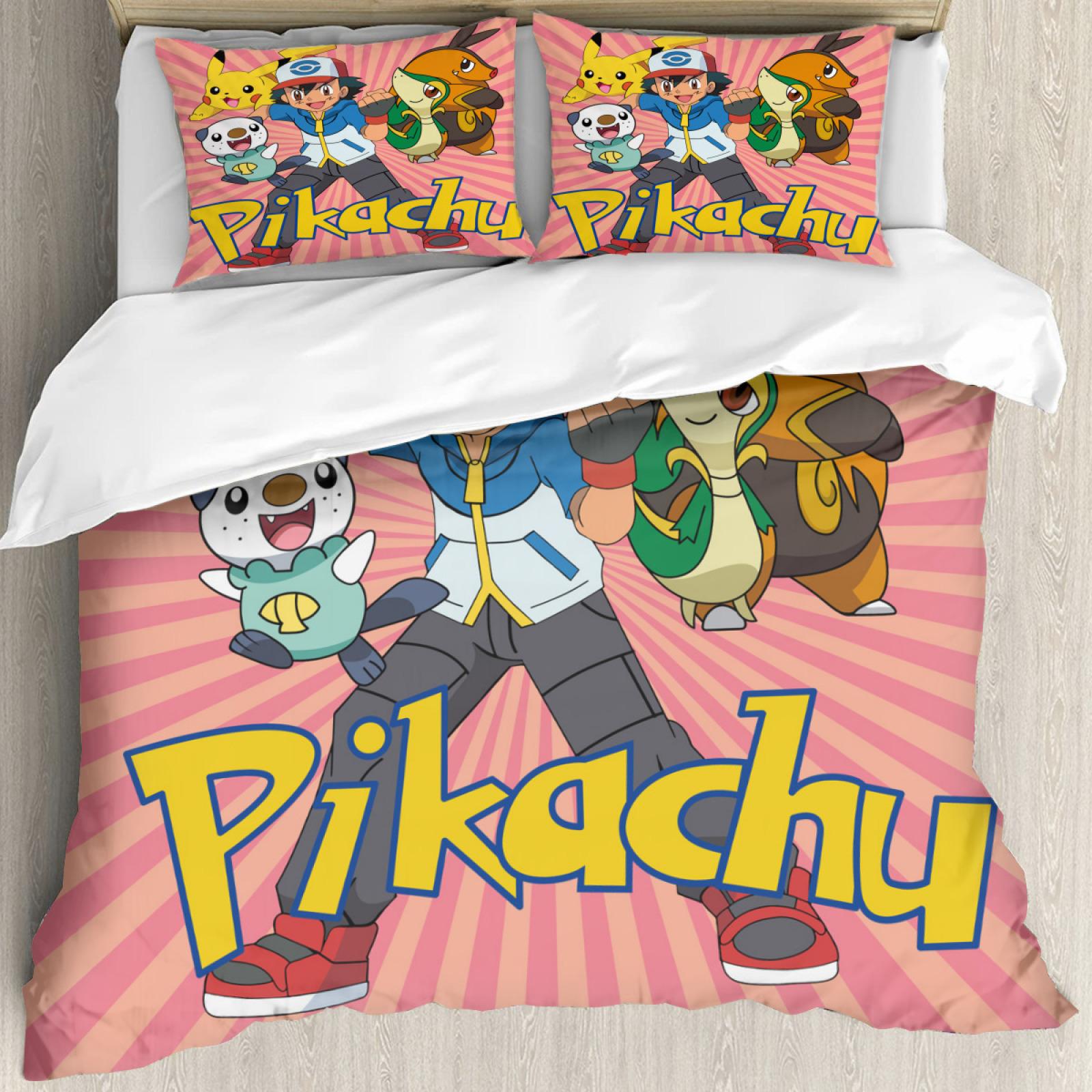 Dormitory High-definition Digital Three-piece Bedding Set Quilt Cover 90*200cm