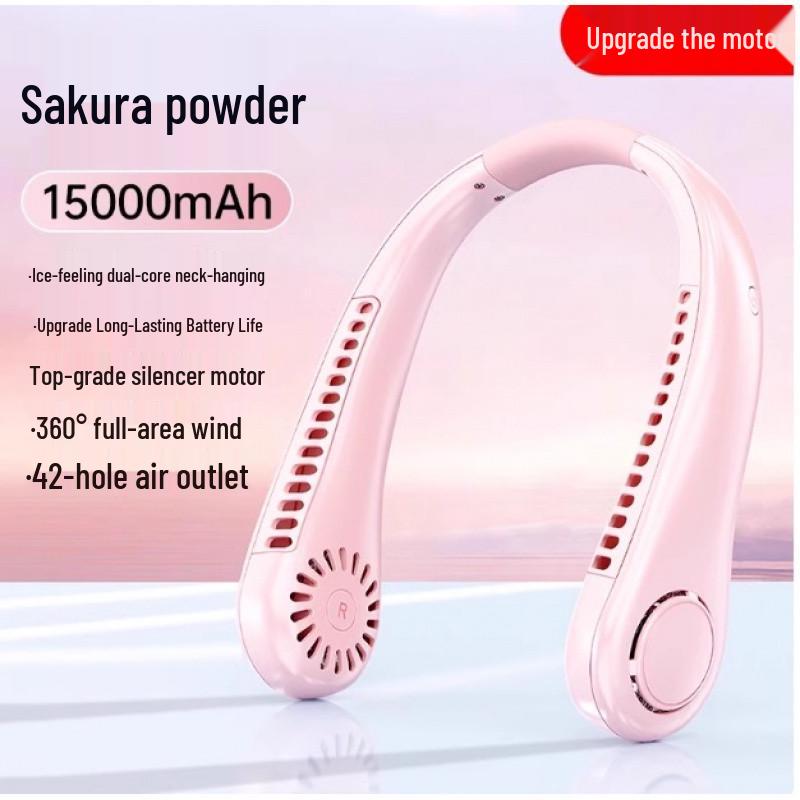 2025 Rechargeable Portable Neck Fan - Wearable, Hanging Electric Design