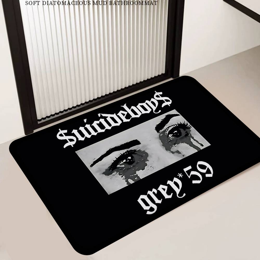 Hip Hop Suicideboys Fashion Hallway Carpet Washable Non-Slip Living Room Sofa Chairs Area Mat Kitchen Doormat Area Rug