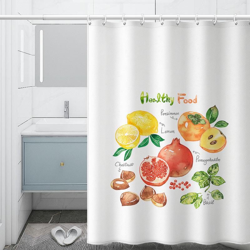 Perdea de duș îngroșată, rezistentă la apă, rezistentă la mucegai, Perdeau despărțitor de duș.