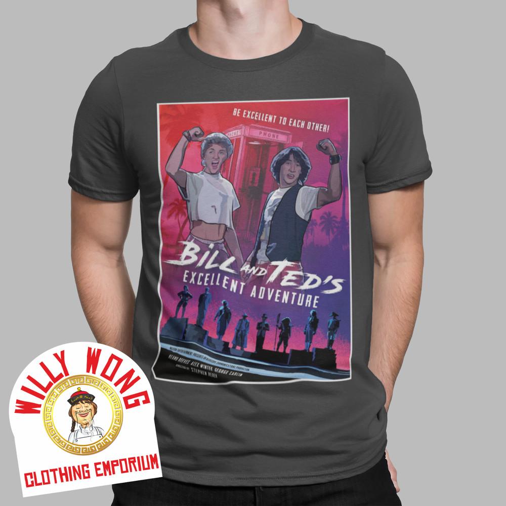 Bill amp; Ted T Shirt Be Excellent To Each Other Wyld  Stayllns Retro Keanu  Unisex T-Shirt S
