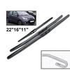 Suitable for H-Yundai I10 MK2 2013-2018 Front and Rear Wiper Blade Set 22 "16" 11
