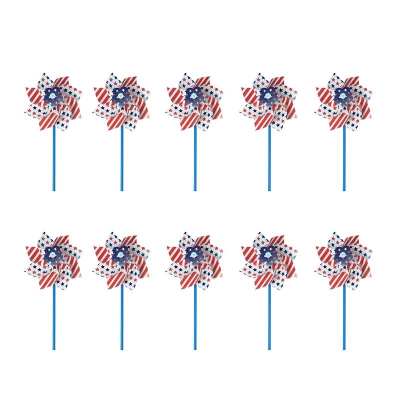 Wind Spinners Eye Catching Pinwheels Colorful for Kid Parties Camping Picnics Outdoor Gathering Lawns Garden Decorations