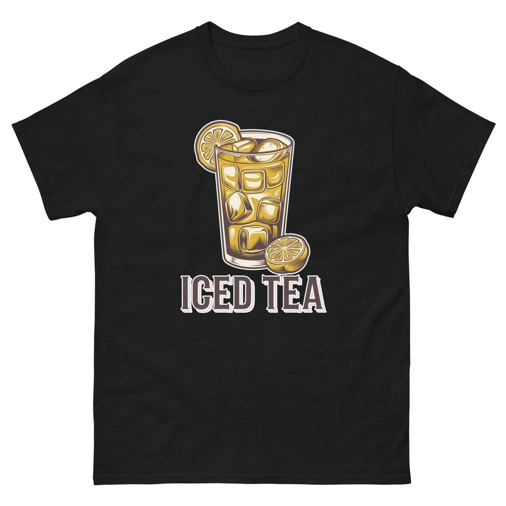 Iced Tea Lover Food Image Cartoon Funny T-Shirt Shirt