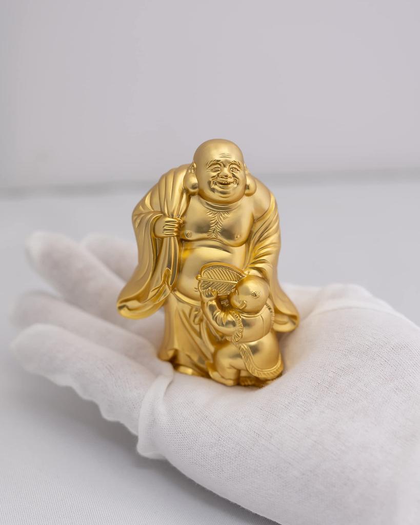 Sedm bohů štěstí Oblečení Buddhistický Hideun Makita Originální soška Ornament Takaoka Měď (Pozlaceno/24K zlato) Umělec