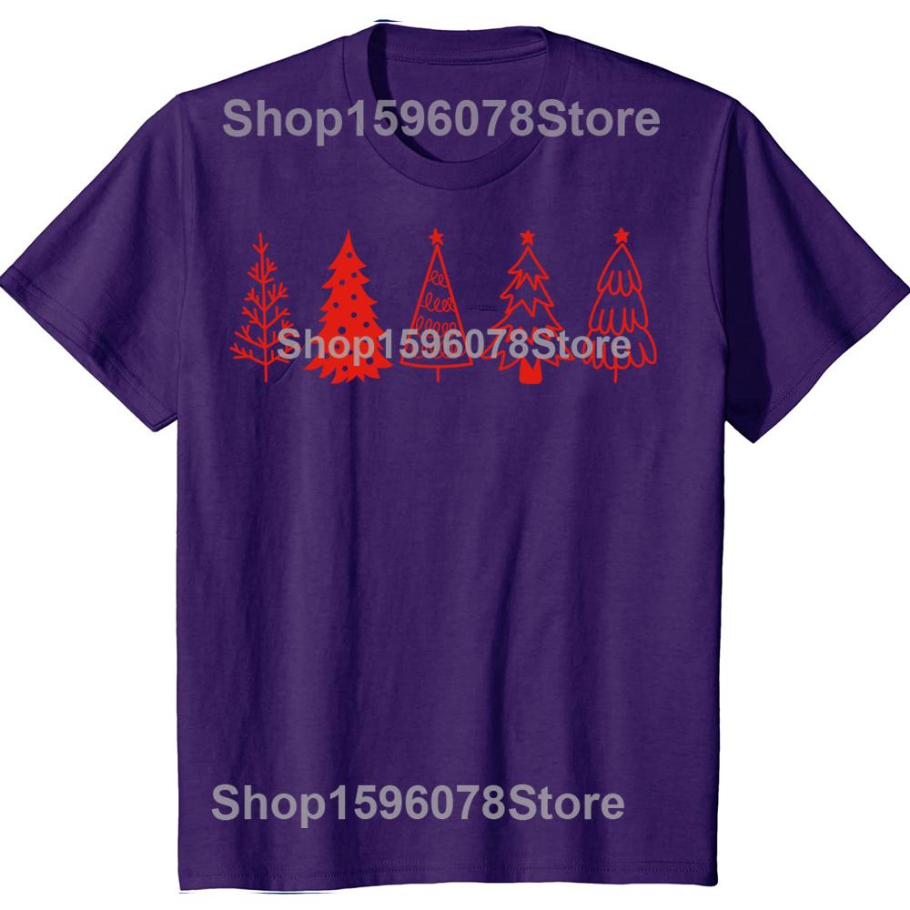 Funny Christmas The Most Wonderful Time of The Year Tee Xmas Tree Tshirts Men Casual Loose Crewneck Collar Hip Hop T Shirt