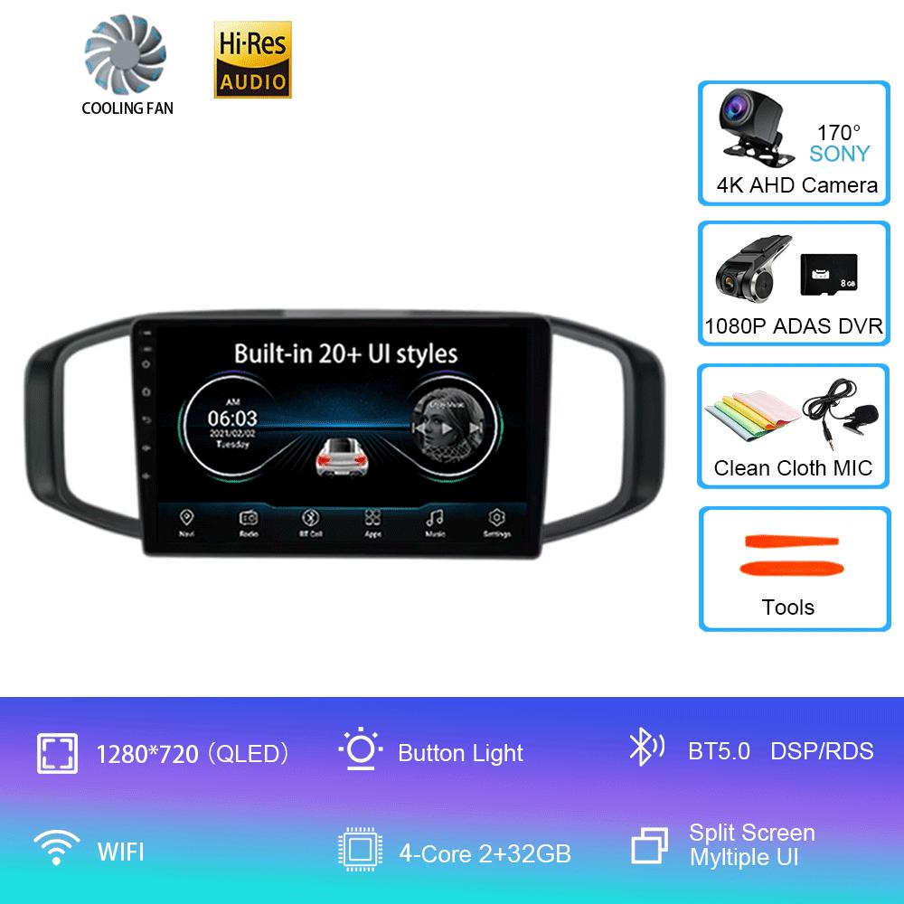 For Morris Garages MG3 2017 2018 2019 QLED 4G Wifi DSP Android 14 Car Radio Multimedia Video Player GPS Navigation Carplay