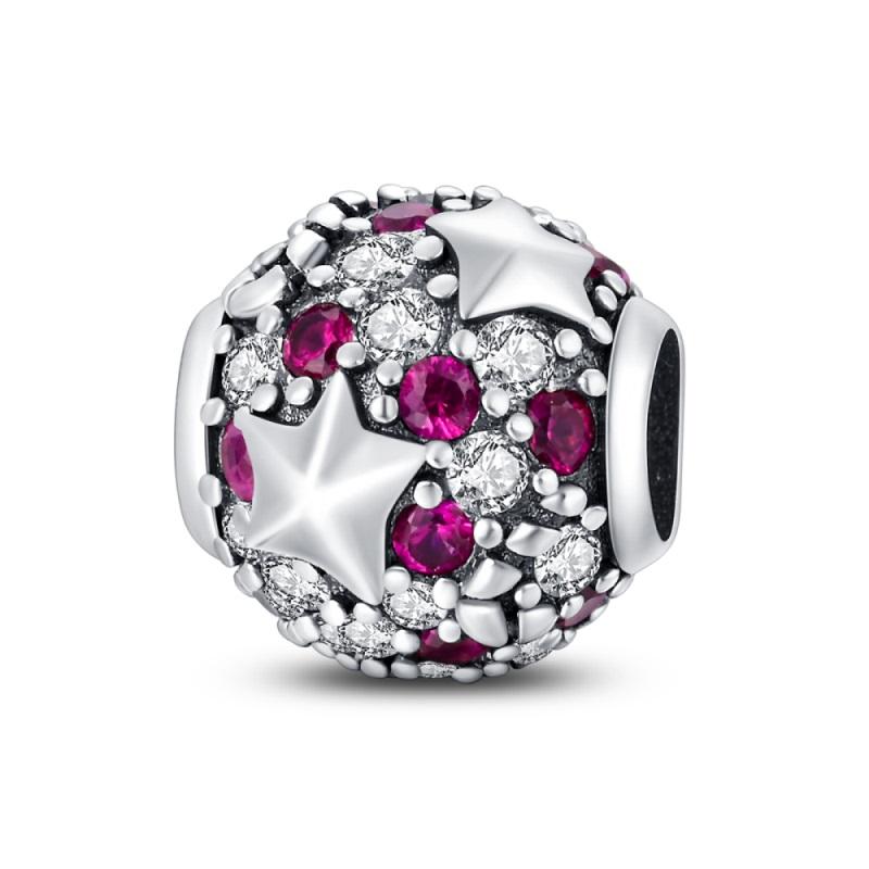 Original Classic Retro Lotus Guardian Angel Heart Shaped Zircon Pendants Charms Beads Fits Bracelets Necklace Diy Jewelry Gift