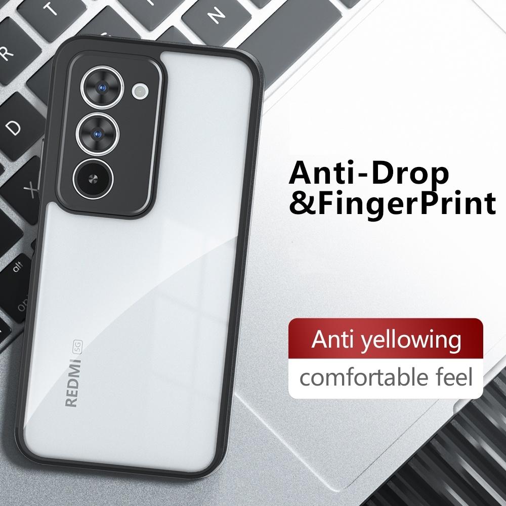 For Poco M8s Case For Xiaomi Poco M8s Cover Funda Coque Shell Hard Clear PC Soft TPU Edge Shockproof Phone Bumper Poco M8s