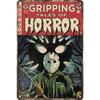 Room Decor  Vintage Horror Comic Poster Gripping Tales of Horror Metal Aluminum Sign Home Bedroom Bar Cafe Wall Decor   Perf