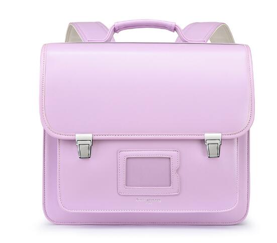 Japanese PU Orthopedic School Backpack for Kids, Primary School Satchel for Girls & Boys, Lightweight Book Bag for Grades 1-3
