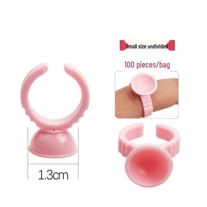 

Pink Microblading Pigment & Eyelash Glue Holder Ring Cup