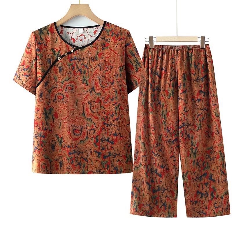 Traje casual de dos piezas para mujer estilo chino nuevo