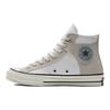 Converse Zapatillas Unisex Chuck 70 Crafted Canvas High Blanco Ratón Negro A01780C