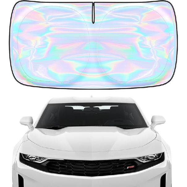 Windshield Sun Shade Cover For Kia Forte -2025 - Sunshade Compatible With Kia Forte Foldable Front Window Sunshade Sun Visor Protector Block UV Rays