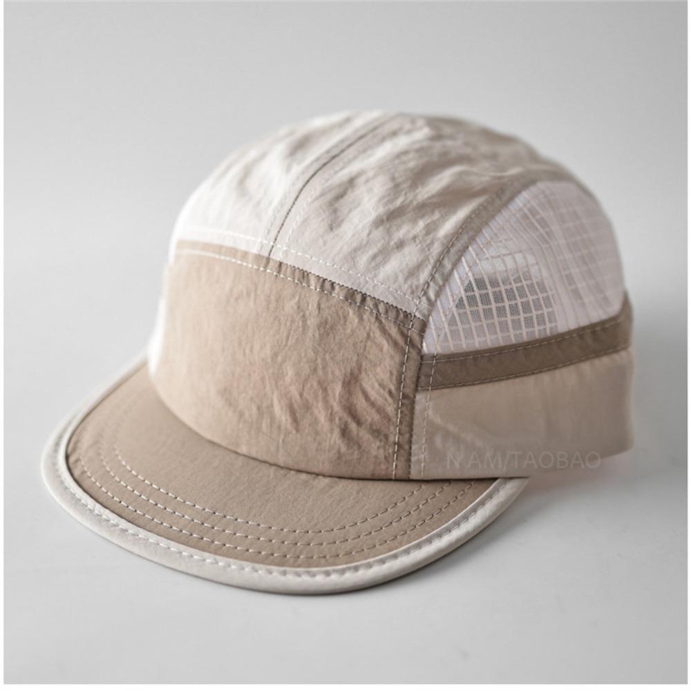 Nylon Quick Dry Hat 5 Panel Sunshade Cap Fashion Baseball Caps For Running, Camping