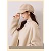 Autumn Winter Warm Versatile Newsboy Hat Wide Brim Octagonal Hat
