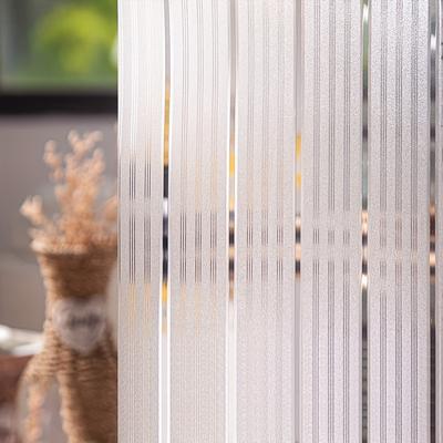 1 Roll 1/7 Stripe Window Film Vinyl Opaque Window Film Privacy Protection Glass Sticker Color Window Film Home Decoration