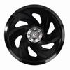 Guarding Motorcycle Fan Cover | Openwork Spiral Cutouts, Lightweight Aluminum Alloy, Cooling