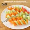 10ks kráječ na brambory spirálový kráječ ovoce a zeleniny spirálový kráječ spirálových třísek z nerezové oceli pro grilování piknik kempování