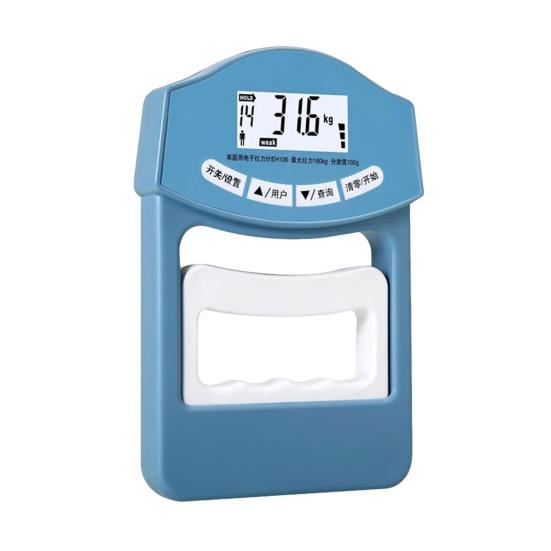 

Электрический тестер силы хвата 396 фунтов/180 кг светодиодный дисплей ручной динамометр регулируемый измеритель захвата цифровой усилитель мощности хвата синий