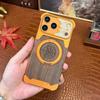 iPhone 14 Pro Max Walnut Wood Case with Magnetic Stand