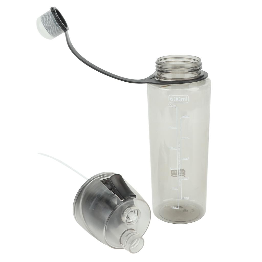 Misting Sports Water Bottle Large Capacity Outdoor Portable Leakproof Spray Cup for Children Students 600ml