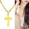 Practical Crosses Pendant Charm Jewelry Sturdy Alloy Craftsmanship with Adjustable Chain for Comfortable Daily Wear