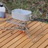 Portable Stainless Steel Folding BBQ Grill & Griddle Stand