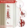 Bird Wind Chime Outdoor Hanging Decor Aluminum Tube Metal Bird WindChimes for Home Patio Tree Garden Porch Yard Decorations