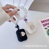 New Apple Silicone Horizontal Stripe Earphone Case Small Fresh Hand Beads + Silicone AirPods Pro1 Love + Hand Beads