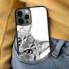 Funny Sneaky Cat Soft Phone Case for iPhone 17 Air 16e Pro max 15 Pro 13 14 Plus 11 12 MagSafe Magnetic Coque