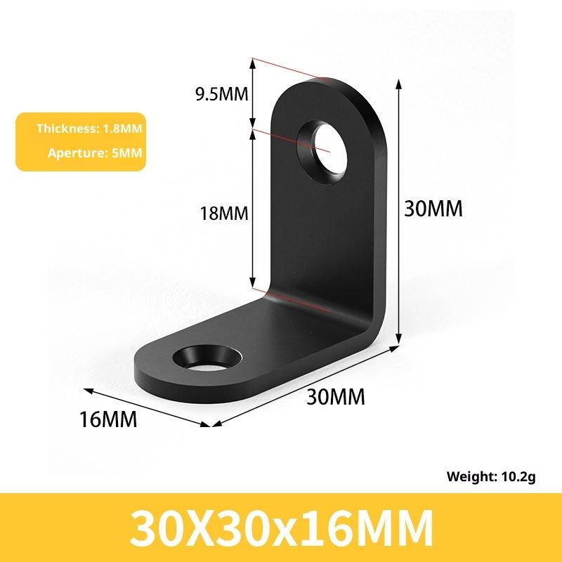 10/20Pcs Angle Bracket Stainless Steel Right Shelf Support Corner Bracket 90Fahrenheiturniture L/I Shape Bracket
