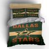 Dallas Stars Logo Bedding Design Print Bedding Set Duvet Cover Pillowcases (1* Duvet Cover 2* Pillowcases Do Not Include Comforter)